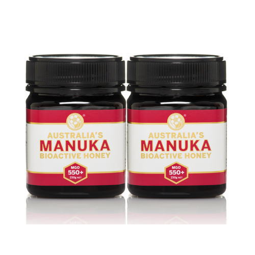 AUSTRALIA’S MANUKA BIOACTIVE HONEY 250g x 2 Jar(s) (+550)