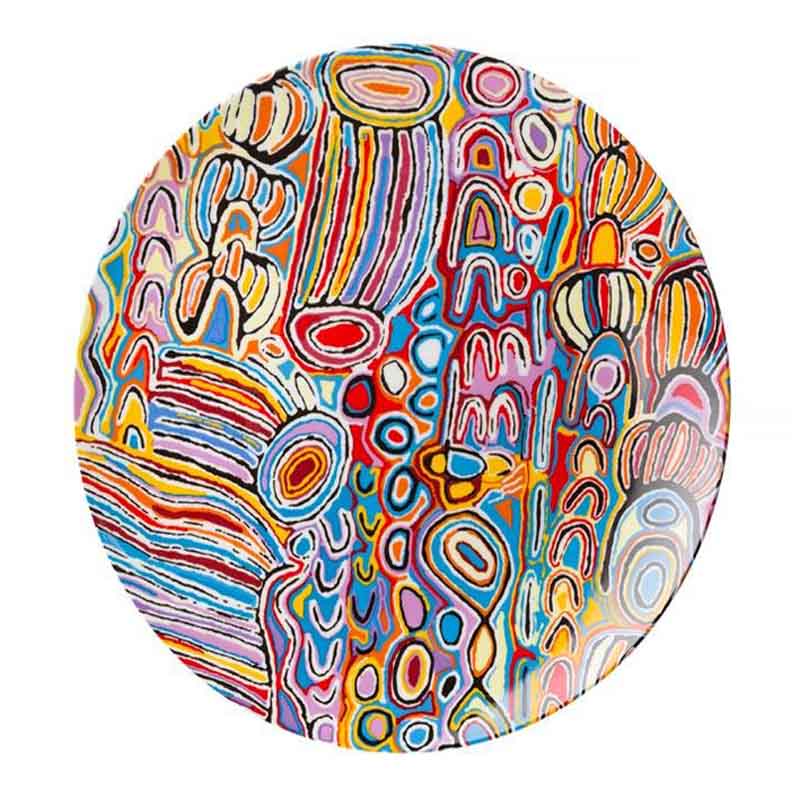 Aboriginal Art 7" Plate Judy W