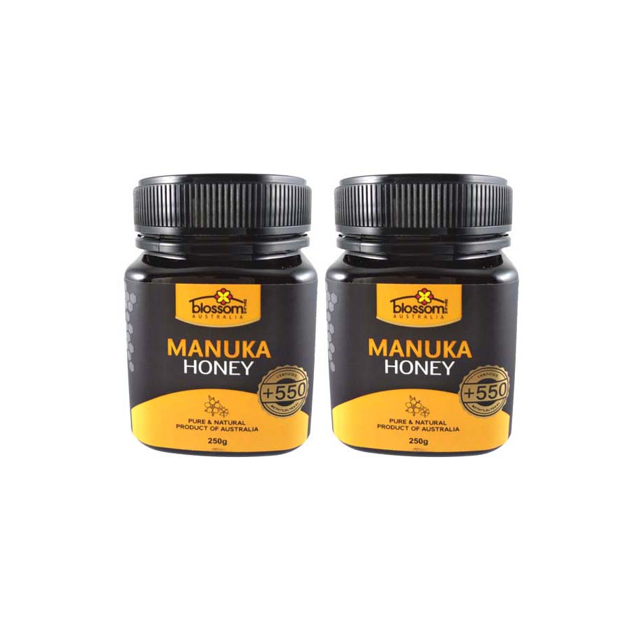 Blossom Health Manuka Honey 250g x 2 Jars (+550)