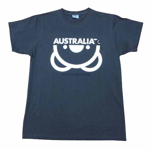 Men's Upside Down Koala T-Shirt (Dark Gray)