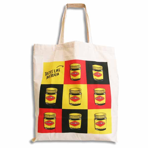 Tote Vegemite Bag Love Cotton Toile fourre-tout sac à bandoulière élégant shopping sac décontracté sac de voyage pliable 